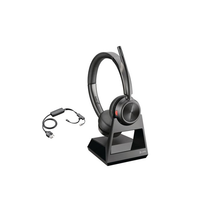 HP Poly Savi 7220 Wireless Headset w EHS: Polycom